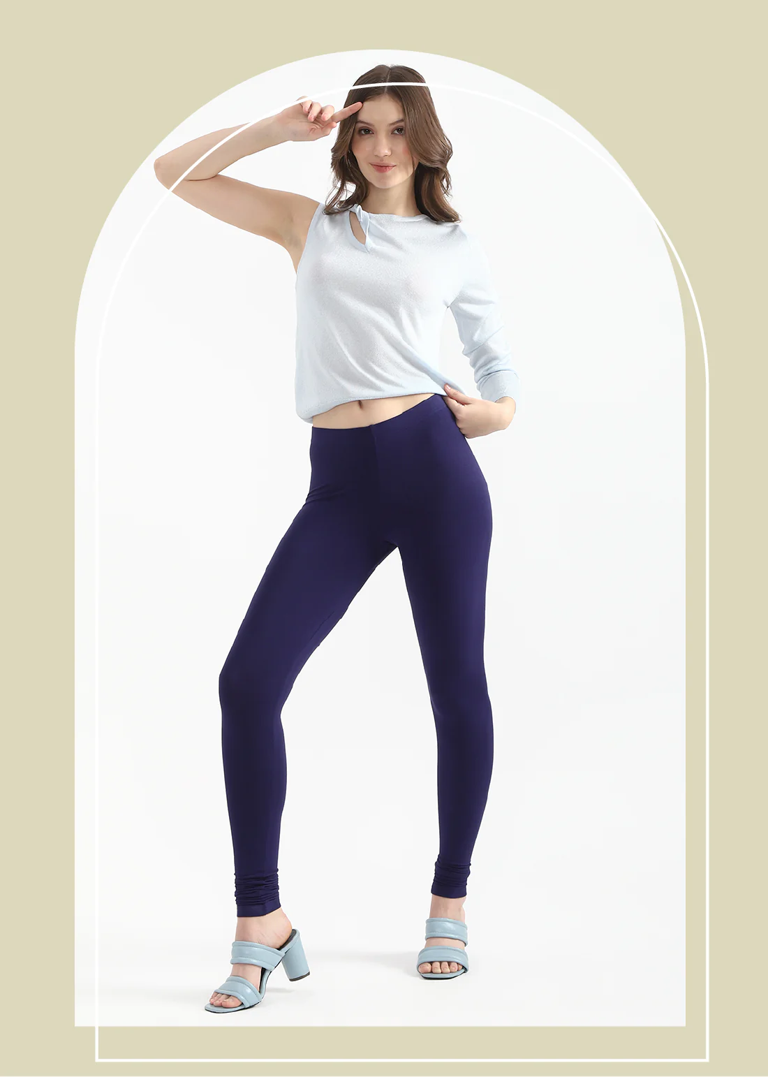 Churidar Leggings->