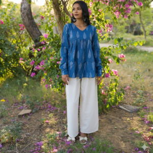 Blue Printed Ready Kurti