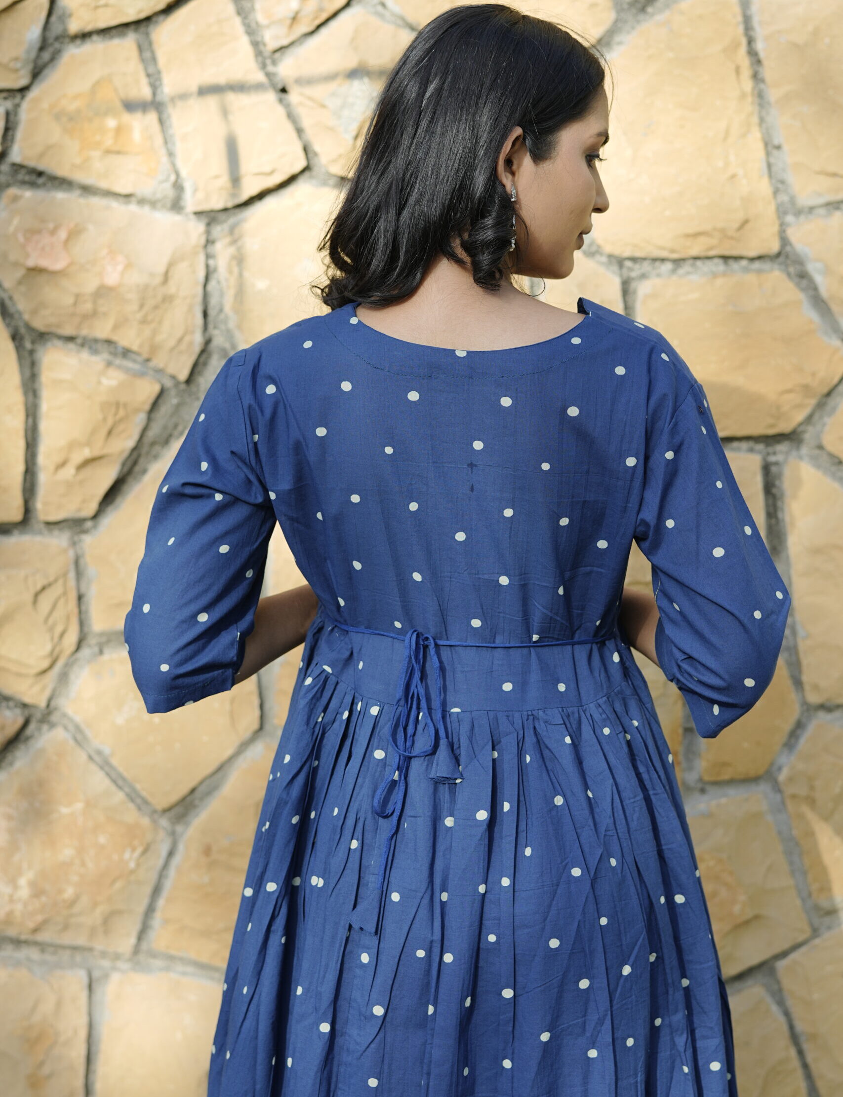 Ruby Red Elegant Kurti - Image 3